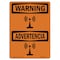 Signmission OSHA Sign, Radio Frequency Hazard Bilingual, 10in X 7in Rigid Plastic, 10" W, 7" H, Landscape OS-WS-P-710-L-12846 - alternate 1